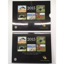 2015-P&D America the Beautiful Quarters Uncirculated Coin Set