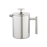 Stellar Coffee Cafetiere 2.5 Cup Double Walled Clear 300ml Brewing Press Glass