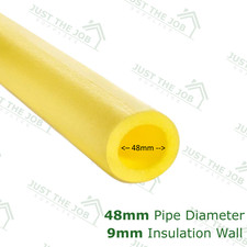Scaffold Protection Foam (48mm Pipe x 9mm Insulation) Trampoline Yellow Padding