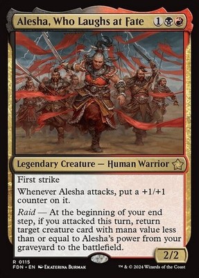 Alesha, Who Laughs at Fate ~ Foundations [ NM ] [ Magic MTG ]