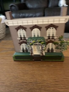 Mercer House Savannah Georgia 1995 SHEILA Collectible Wood Shelf Sitter Vintage
