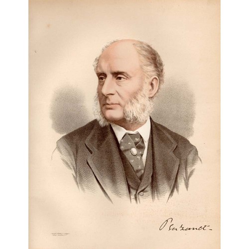 JAMES PLAISTED WILDE 1st Baron Penzance Coloured Antique Print c1875