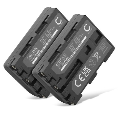 2x Akku für Sony Cyber-shot DSC-F828 1600mAh 