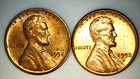 1958 P D 1C Lincoln Wheat Cent (2 Coins) 26lct0612-2