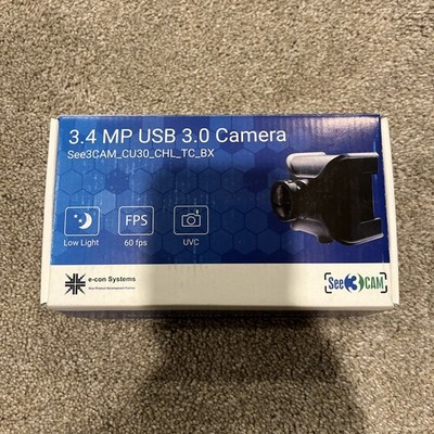New E-Con Systems See3Cam CU30_CHL_TC_BX 3.4 MP Low Light Color USB Camera, Lens