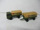 Matchbox Lesney Superfast Two Pack TP-1 Military Mercedes Truck & Trailer, loose