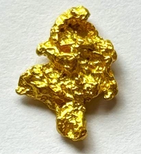 2.122g Xmas Tree Shaped Natural Australian Gold Nugget - 3/4" x 1/2" - RARE Q78