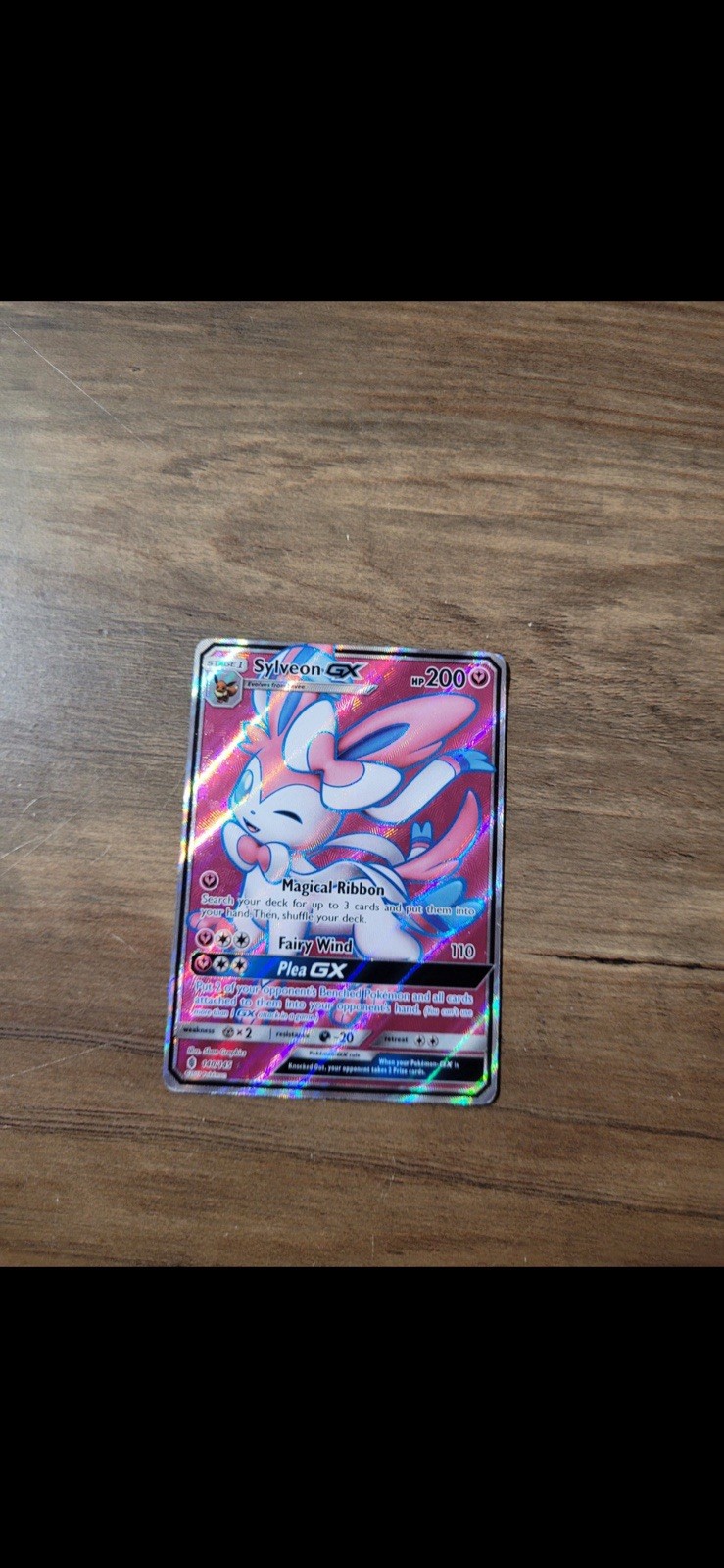 Sylveon GX 140/145 Guardians Rising Full Art Holo