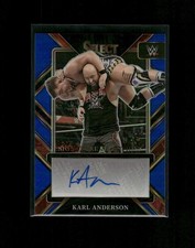 2023 Select WWE Karl Anderson #SL-KAN Signature Selections Blue Prizm /35