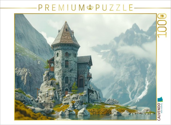 Calvendo Puzzle Stone House | 1000 Pieces, Finished Size 25.2 × 18.9 In (64 × 48-image