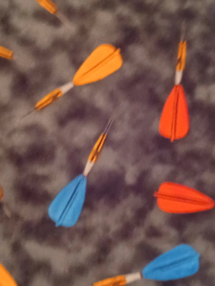 M.E. Sport Vintage Shirt Large Darts Game Target Bullseye Retro Button-Front - Image 2 of 4