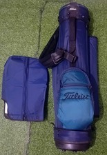 Titleist Golf Cart Trolley Bag with Rain Hood & Strap Very Good Condition Used