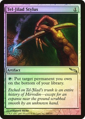 MTG FOIL Tel-Jilad Stylus  - Mirrodin #260