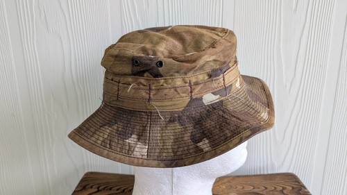 ORIGINAL SOUTH VIETNAM POLICE FIELD FORCE CLOUD CAMO BOONIE HAT RVN 55-56cm VNCH