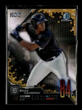 Daz Cameron 2019 Bowman Chrome Scouts' Top 100 - Gold Refractor #85 #/50