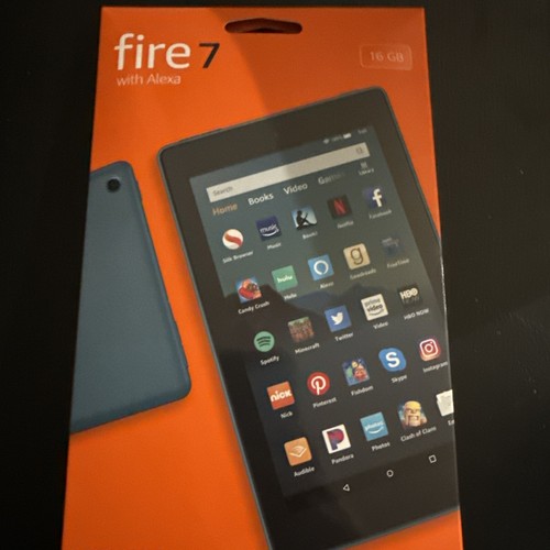 Brand New Amazon Fire 7 2019 7Inch Tablet 16GB Memory - Twilight Blue
