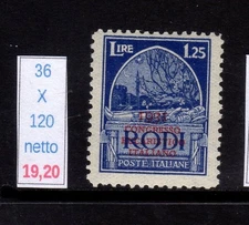 Egeo Emission General Eucharistic Congress International L 1.25 Mlh