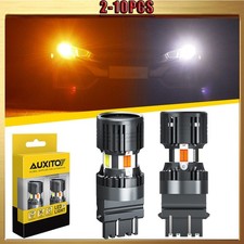 Auxito 3157 Whiteamber Bulbs Drl Parking Lights Turn Signal Lamps Dual 2-10x Auxito 3157 Whiteamber Bulbs Drl Parking Lights Turn Signal Lamps Dual 2-10x