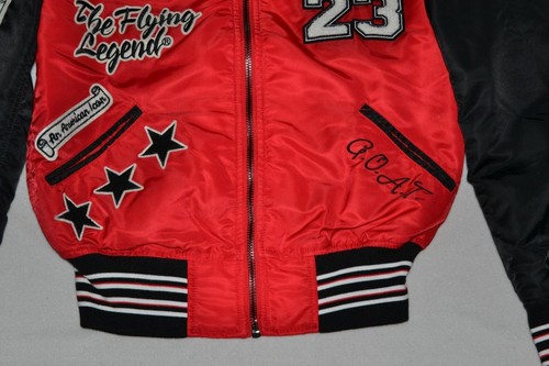 AUTHENTIC TOP GUN "FLYING LEGEND" 23 LIGHTWEIGHT JACKET RED MENS NWT - Picture 3 of 6