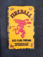 USS Carl Vinson CVN-70 Fireball Deployment PVC Morale Patch