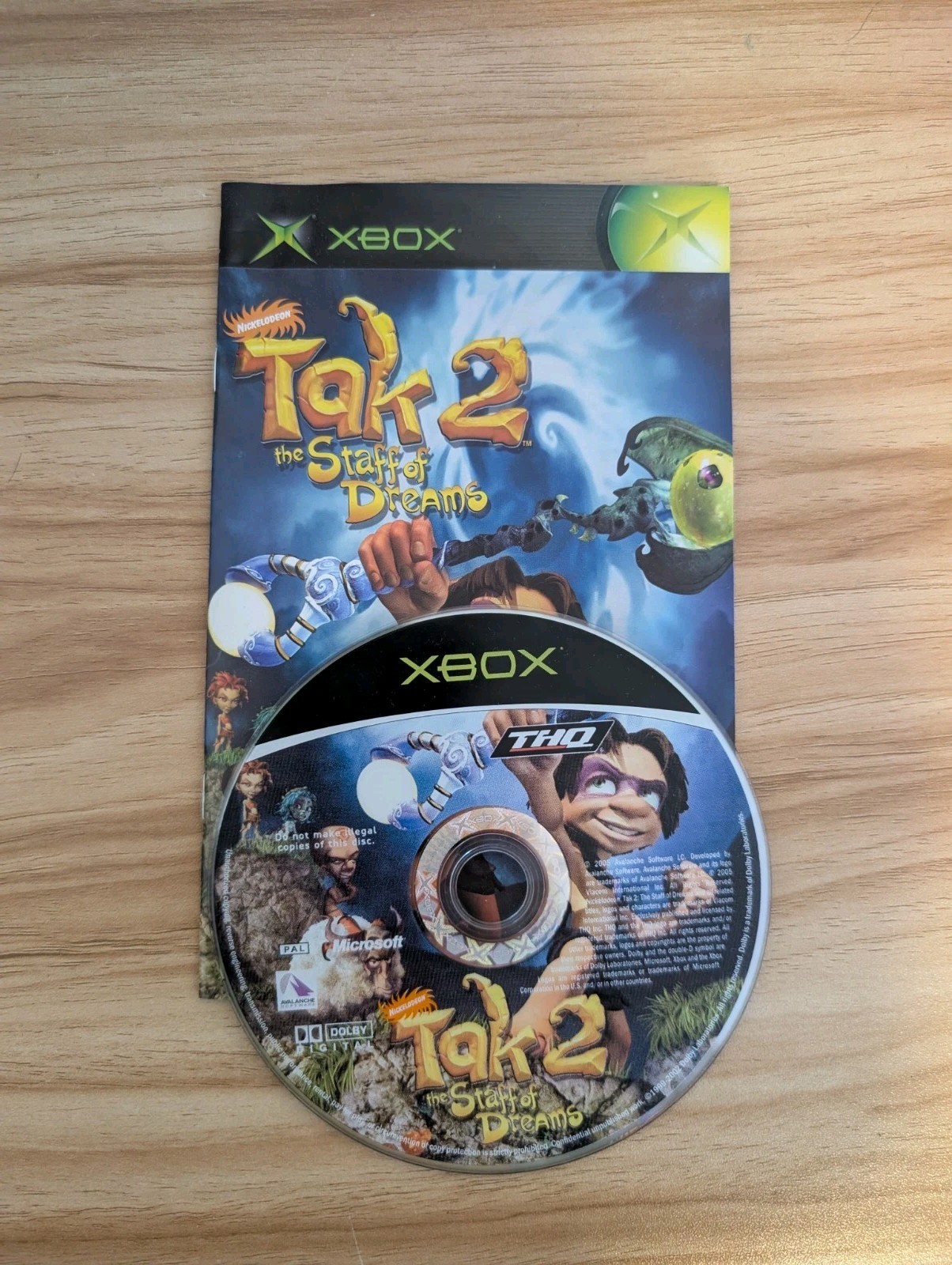Tak 2: The Staff of Dreams para Microsoft Xbox Original - Solo disco y manual 