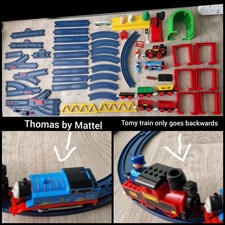 Vtg Tomy Train Set Accessories Track & 2016 Mattel Thomas the Tank Train Bundle