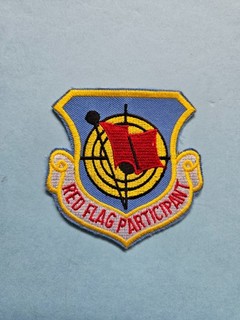 United States Air Force Red Flag Participant Genuine Cloth Patch