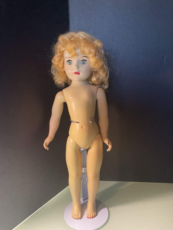 Mystery Madame Alexander 17” Hard Plastic Doll