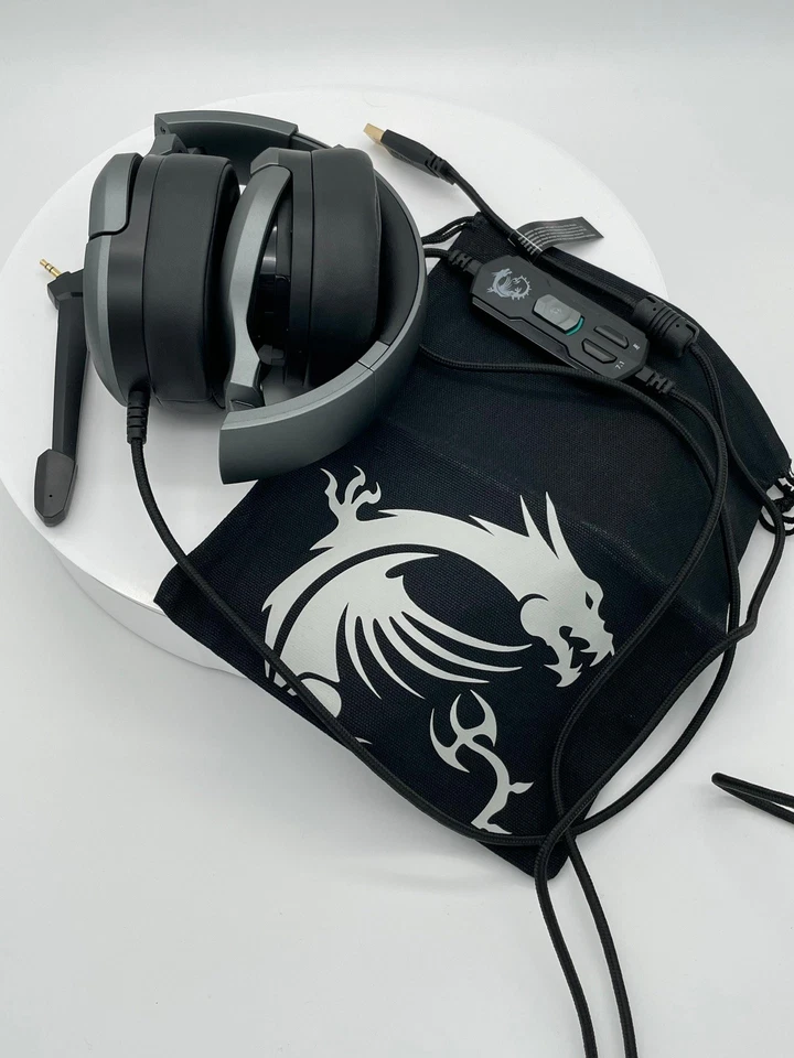 MSI Immerse GH50 Gaming Headset – RGB – 7.1 Surround – USB– Abnehmbares Mikrofon - Bild 3 von 4