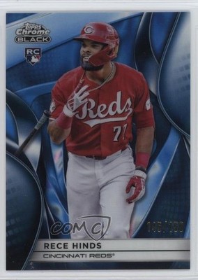 2025 Topps Chrome Black Blue Lava Refractor /150 Rece Hinds #149 Rookie RC 0z7e