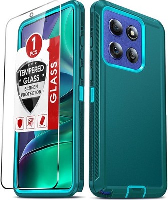 Motorola G Stylus 2025 Case with Screen Protector, Rugged Heavy Duty Phone Cover