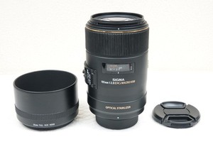 SIGMA 105mm f2.8 EX DG MACRO OS HSM LENS - NIKON F - USABLE WITH MINOR FUNGUS