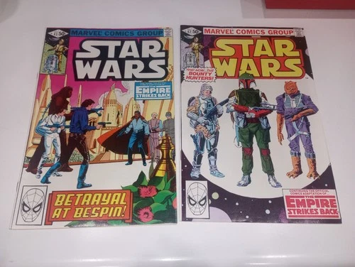 Star Wars #42 and 43 (1980) 1st App Boba Fett 1st Lando Empire Strikes Back s