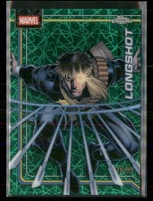 2026 Topps Chrome Marvel Comics #71 Longshot Hulk Green Lazer Refractor #/99