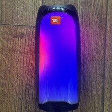 JBL Pulse 4 Waterproof Portable Bluetooth Speaker W/ Light Show White Authentic