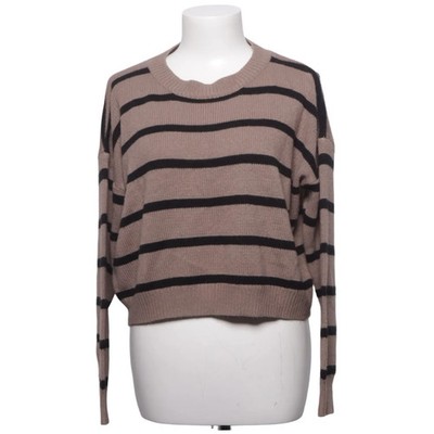 Seasty, Strickpullover, Größe: 36, Beige/Schwarz, Acryl, Streifen, Damen #HQL