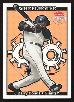 2002 Fleer Platinum Barry Bonds Wheelhouse #2 WH Card