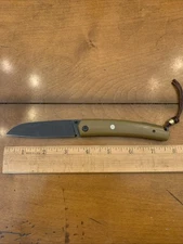 Super Sleek Petrified Fish G10 Sandvik 12c27 Steel 