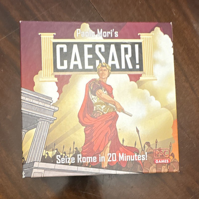 PSC Games Caesar! Board Game 2-Player Solo Mode Ancient Rome 2021 CAES01