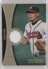 2019 Topps Tier One Legends Relics 90/175 Chipper Jones #T1LR-CJ HOF 5m1
