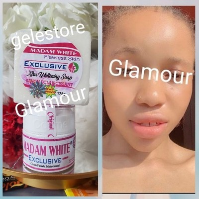 2pcs. Madamwhite flawless skin exclusive soap & face cream.
