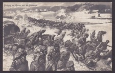 DEUTSCHLAND, alte Postkarte, russischer Rückzug aus der Bukowina, 1....
