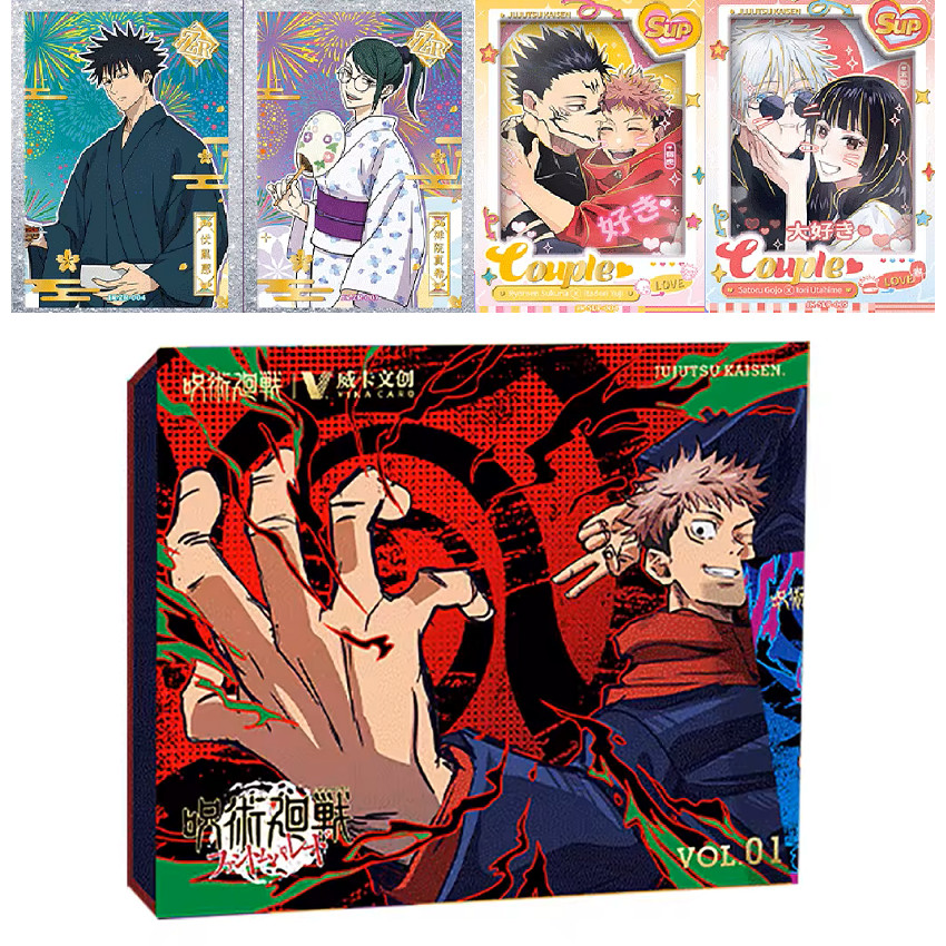 Jujutsu Kaisen Premium 13 Pack Booster Box Tarjetas Coleccionables Anime CCG TCG Tarjeta Vika