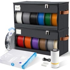 Vacuum Filament Storage Kit with Auto Pump 2 Boxes 12 Bags