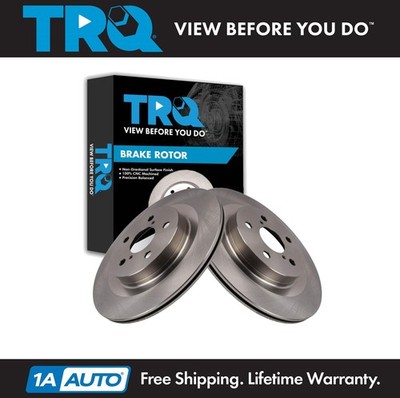 TRQ Rear Brake Rotor Set Fits 2022-2023 Lexus 2021-2024 Toyota