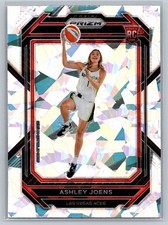 2023 Panini Prizm WNBA Ashley Joens Ice Prizm Rookie RC #148 Las Vegas Aces