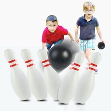 Kids Bowling Set Outdoor Game Motor Skills 10 Pin And 2