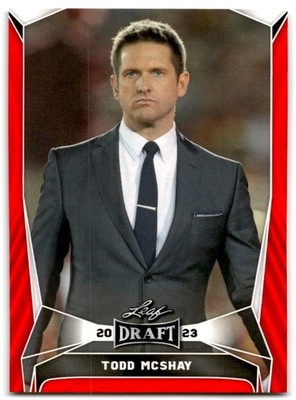 2023 Todd McShay Leaf Draft Red Version Rookie Red