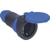 AS Schwabe 62310 Schutzkontaktkupplung 230 V Schwarz, Blau IP54