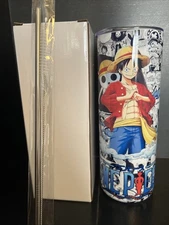 20oz Sublimated One Piece Tumbler With Metal Straw And Slide Lock Lid